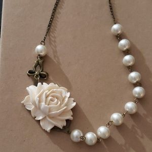 Flower necklace Handmade